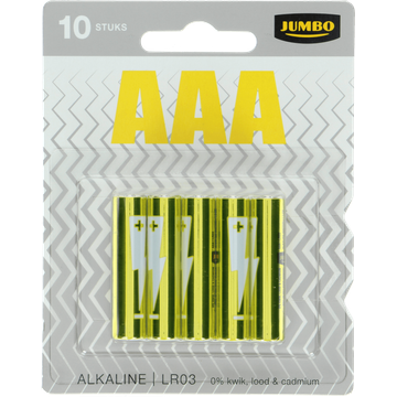 Jumbo AAA 10 Stuks