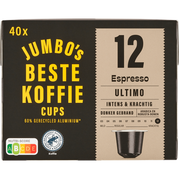 Jumbo's Espresso Ultimo Koffiecups 40 Stuks