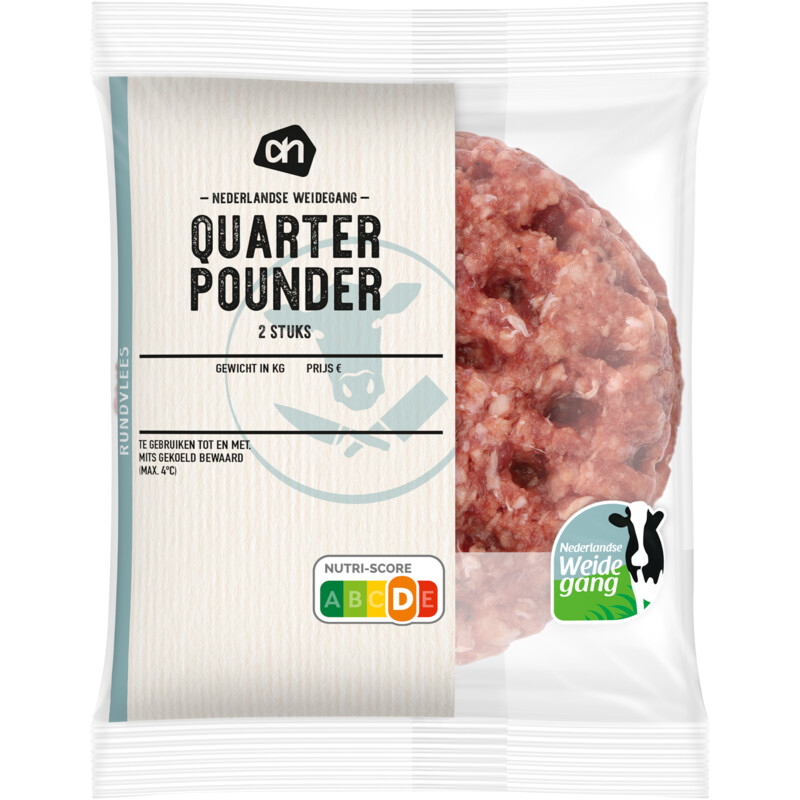 AH Quarter pounder 2 stuks