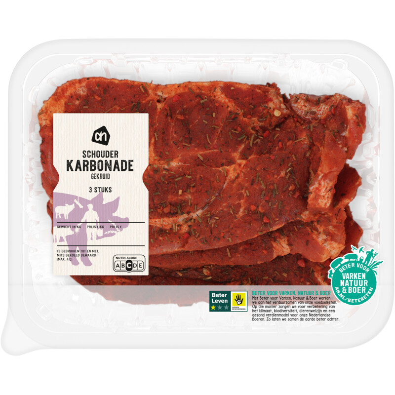 AH Schouderkarbonade gekruid