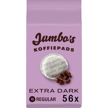 Jumbo's Koffiepads Extra Dark 56 Stuks