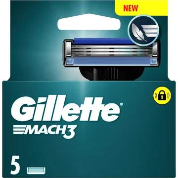 Gillette Mach3 Base 5 Navulmesjes Voor Mannen