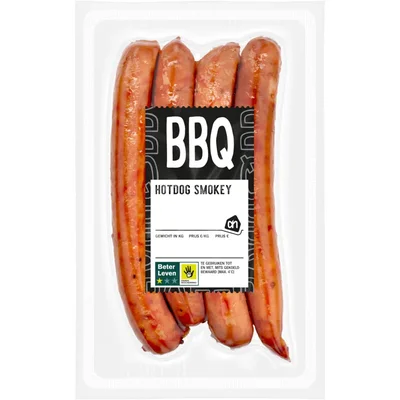 AH BBQ hotdog smokey