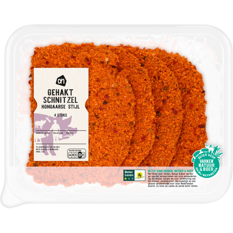 AH Gehaktschnitzel hongaarse stijl