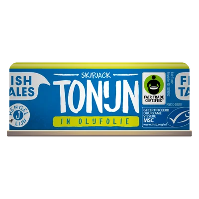 Fish Tales Skipjack tonijn in olijfolie