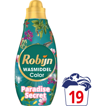 Robijn Klein&Krachtig Collections Vloeibaar Wasmiddel Color Paradise Secret 19 Wasbeurten