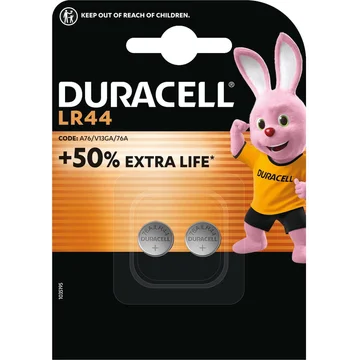 Duracell Knoopcel LR44 2 Stuks