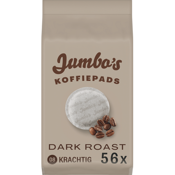 Jumbo's Koffiepads Dark Roast 56 Stuks