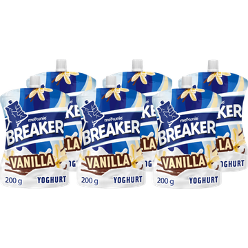 Melkunie Breaker Vanille Yoghurt 6 x 200 g