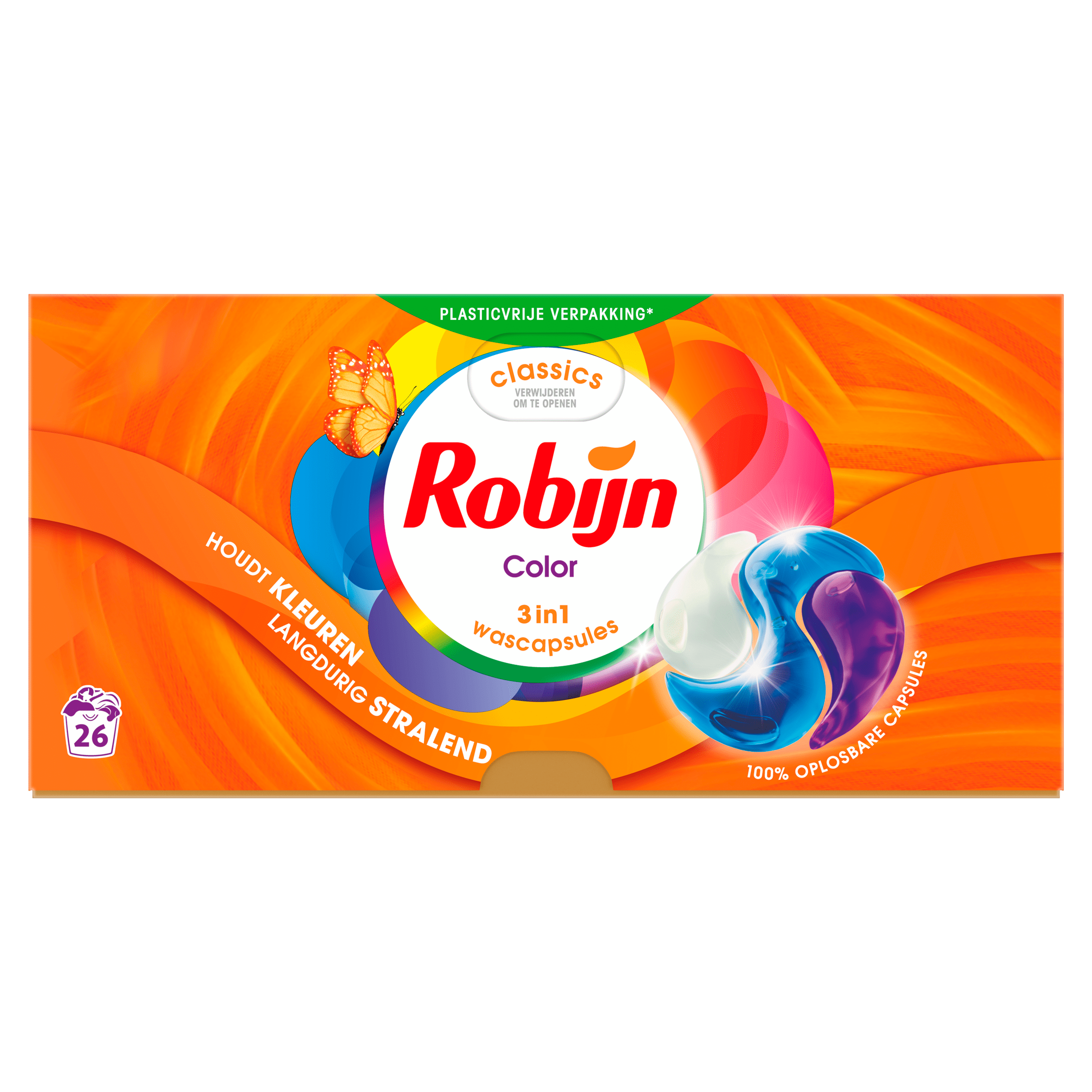 Robijn Classics 3-in-1 Wascapsules Color 15 wasbeurten