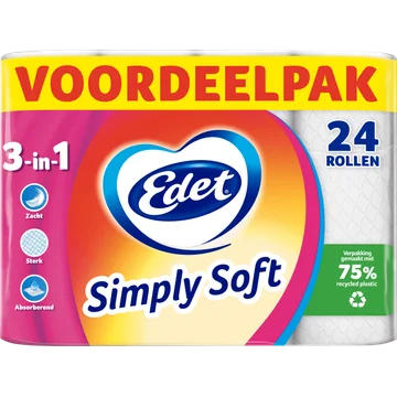 Edet Toiletpapier Simply Soft 24 Stuks