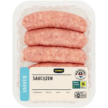 Jumbo Varken Saucijs 5 Stuks