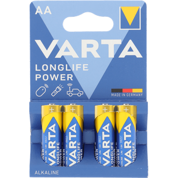 Varta Longlife Power AA 4 Stuks