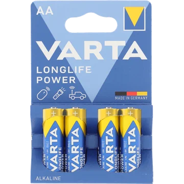 Varta Longlife Power AA 4 Stuks
