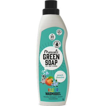 Marcel's Green Soap universeel wasmiddel Perzik & Jasmijn - 23 Wasbeurten