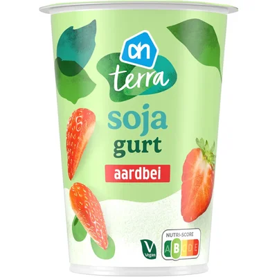 AH Terra Plantaardige soja gurt aardbei