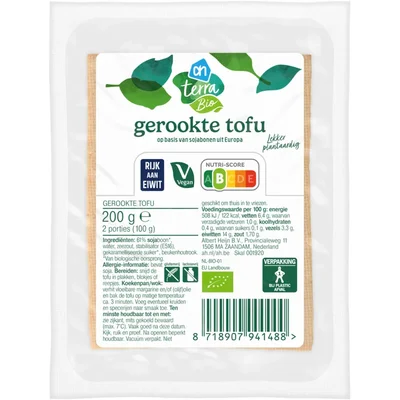 AH Terra Biologische gerookte tofu