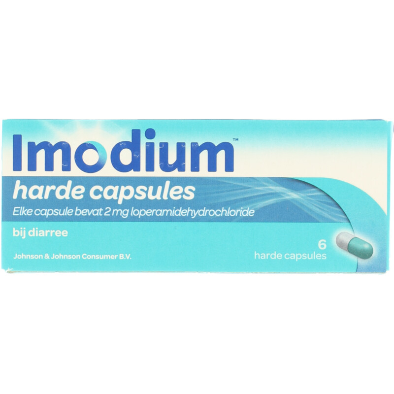 Imodium Harde Capsules bij Diarrree 6 Stuks