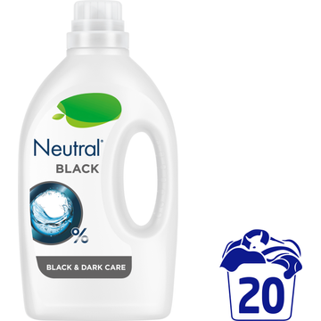 Neutral Vloeibaar Wasmiddel Zwart 20 wasbeurten