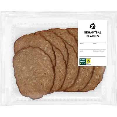AH Gehaktbal plakjes