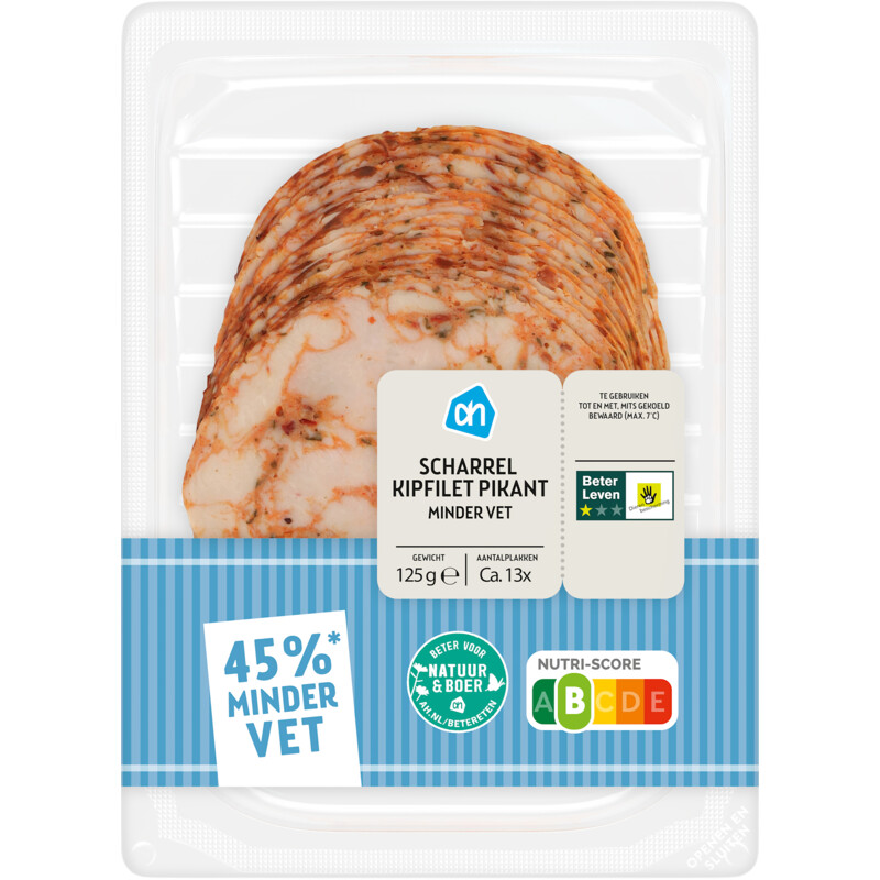 AH Scharrel kipfilet pikant minder vet