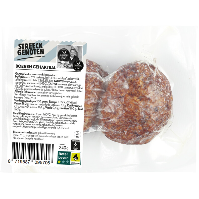 Streeckgenoten Boeren gehaktbal