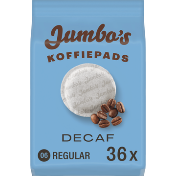 Jumbo's Koffiepads Decaf 36 Stuks