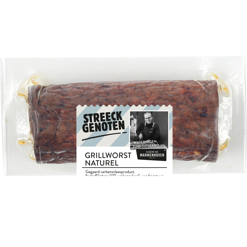 Streeckgenoten Grillworst naturel stukje