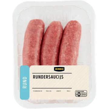 Jumbo Rundersaucijs 3 Stuks