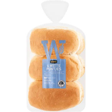 Jumbo - Witte Puntjes - 6 Stuks