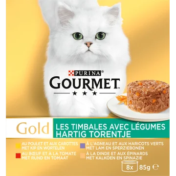 Gourmet Gold Hartig Torentje Mix Kattenvoer nat