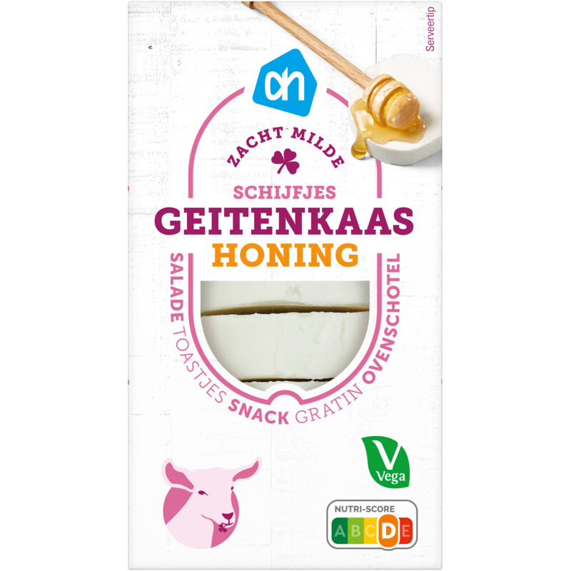 AH Geitenkaas honing schijfjes