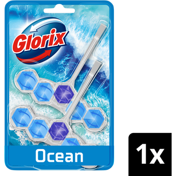 Glorix Power Clean Toiletblok Ocean 2 stuks