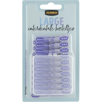 Jumbo Interdentale Borsteltjes Large 50 Stuks