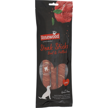 Rosewood Steak Sticks Large Beef 3 Stuks