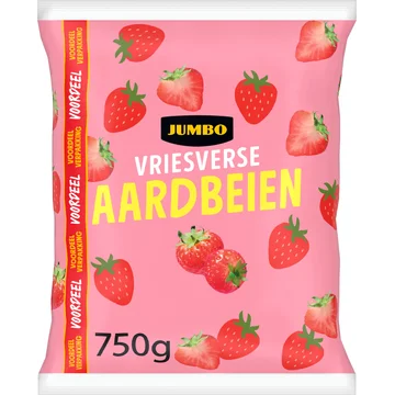 Jumbo Vriesverse Aardbeien Voordeelverpakking 750 g