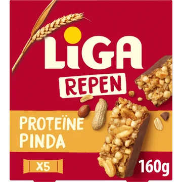 LiGA  Proteïne Reep Pinda (5 x 32g) 160g