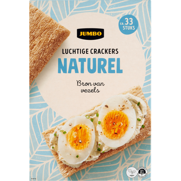 Jumbo Luchtige Crackers Naturel 33 Stuks