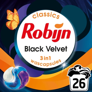 Robijn Classics 3-in-1 Wascapsules Black Velvet 26 wasbeurten