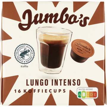Jumbo's Lungo Intenso Dolce Gusto Compatible Koffiecups 16 Stuks