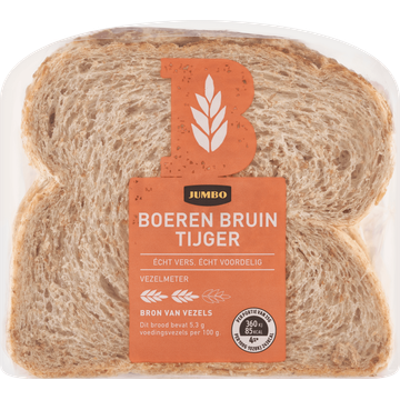 Jumbo - Boeren Tijgerbrood Bruin - Half
