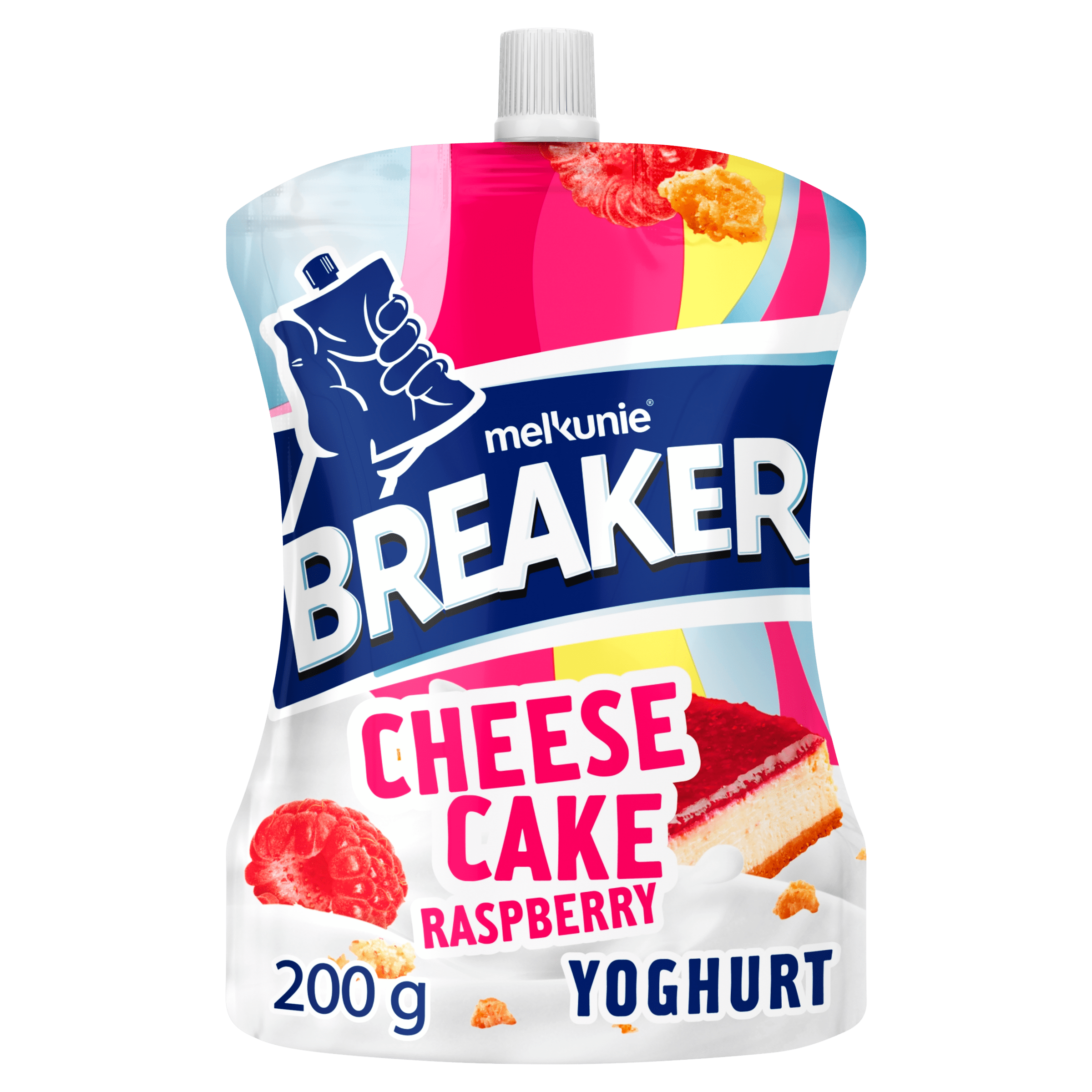 Melkunie Breaker cheesecake framboos yoghurt