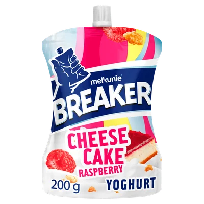 Melkunie Breaker cheesecake framboos yoghurt