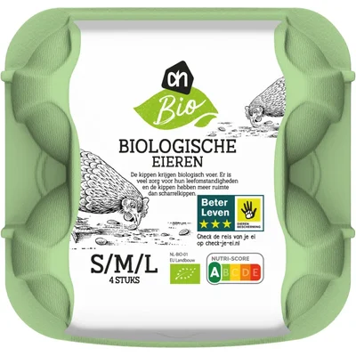 AH Biologisch Eieren S M L