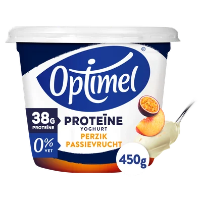 Optimel Proteïne yoghurt perzik passievrucht