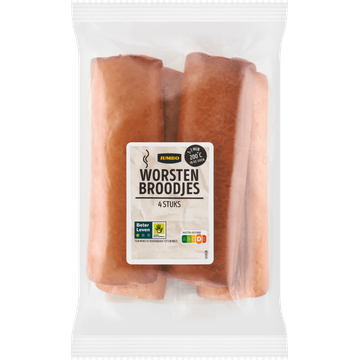 Jumbo Worstenbroodjes 4 Stuks
