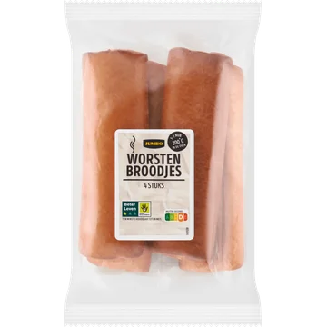 Jumbo Worstenbroodjes 4 Stuks