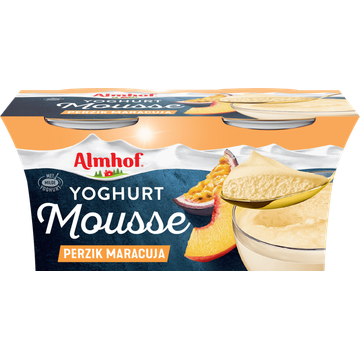Almhof Yoghurt mousse perzik maracuja