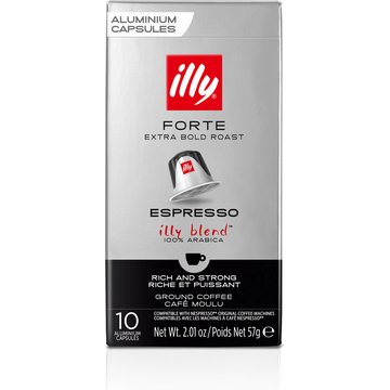 illy Espresso Forte Koffiecups 10 Stuks