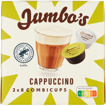 Jumbo's Cappuccino Dolce Gusto Compatible Koffiecups 16 Stuks